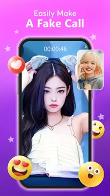 Idol Prank Video Call & Chat android App screenshot 3